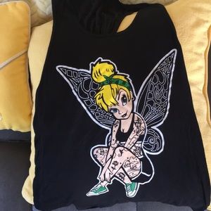 Tinkerbell tatted tank top